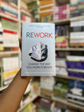 Rework by Jason Fried and David Heinemeier Hansson, front cover
